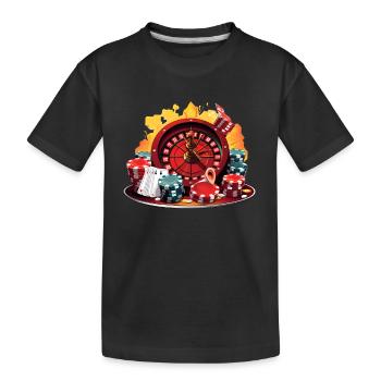 Casino - T-shirt bio Premium Enfant - noir - Devant