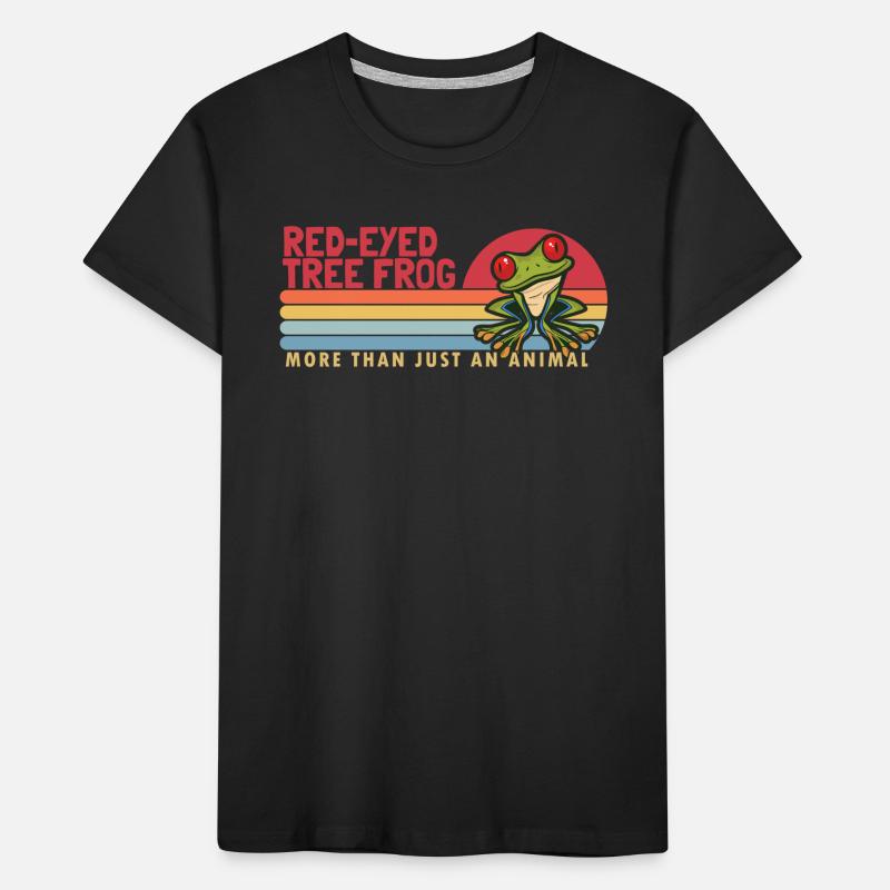 Rotäugiger Laubfrosch mehr als ein Tier Rotäugig Kinder Premium Bio T-Shirt