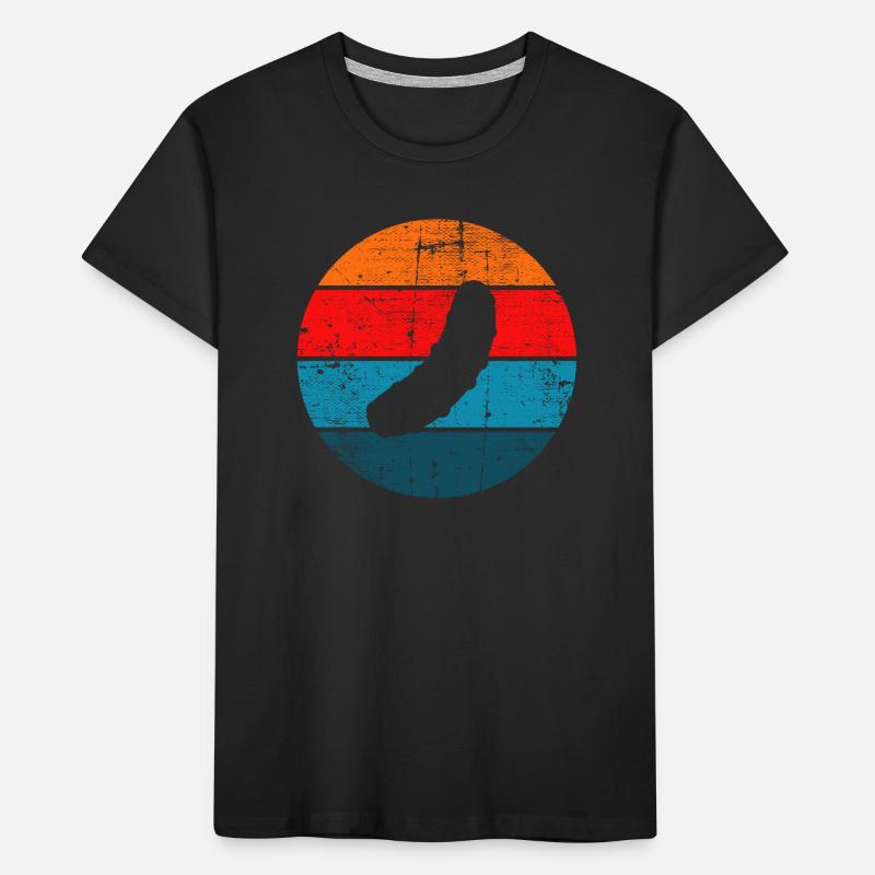Concombre cornichon cercle rétro cadeau T-shirt bio Premium Enfant