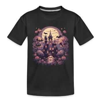 Sorcière Helloween Sorcières Tenue Sorcières Sorcières - T-shirt bio Premium Enfant - noir - Devant