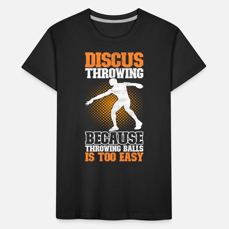 Lanceur de disque Lancer de disque T-shirt bio Premium Enfant