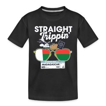 Straight Trippin' Madagascar Vacation Tour Voyage - T-shirt bio Premium Enfant - noir - Devant