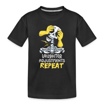 Chiropraticien, Chiropratique - T-shirt bio Premium Enfant - noir - Devant
