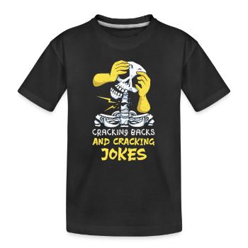 Chiropraticien, Chiropratique - T-shirt bio Premium Enfant - noir - Devant