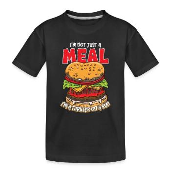 Horror Burgers Fast-Food Halloween Nourriture effrayante Monste - T-shirt bio Premium Enfant - noir - Devant