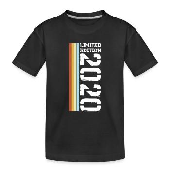 Limited Edition Retro 2020 - Kinder Premium Bio T-Shirt - Schwarz - Vorne