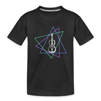 Violon - T-shirt bio Premium Enfant - noir - Devant