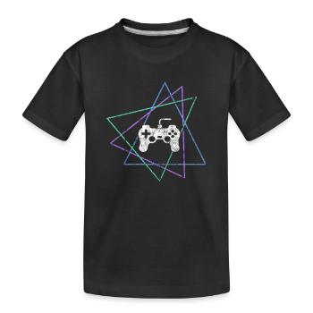 Jeu - T-shirt bio Premium Enfant - noir - Devant