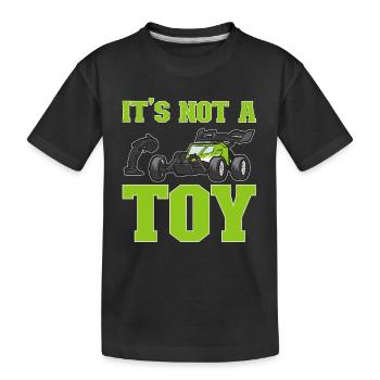 RC Car Remote Control Car - Kids' Premium Organic T-Shirt - black - Front