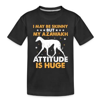 Azawakh Dog Owner Arabian Greyhound Tuareg Sloughi - T-shirt bio Premium Enfant - noir - Devant