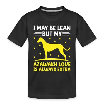 Azawakh Dog Owner Arabian Greyhound Tuareg Sloughi - T-shirt bio Premium Enfant - noir - Devant