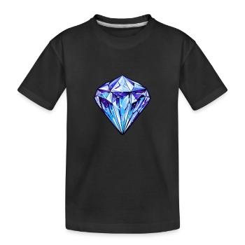 Diamant - T-shirt bio Premium Enfant - noir - Devant