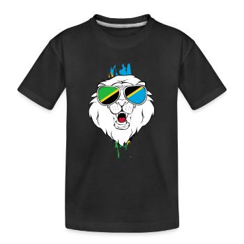 Tanzanie - T-shirt bio Premium Enfant - noir - Devant