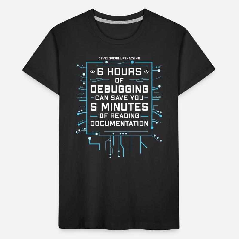 Programmierer Humor Coding Witze Entwickler Kinder Premium Bio T-Shirt
