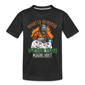 Broyeurs fantomatiques: soudure au clair de lune - T-shirt bio Premium Enfant - noir - Devant