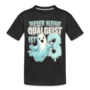 Dieser kleine Quälgeist ist 3 - drei Jahre - 3. - Kinder Premium Bio T-Shirt - Schwarz - Vorne