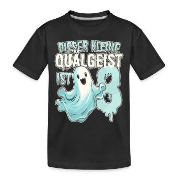 Dieser kleine Quälgeist ist 8 - acht Jahre - 8. - Kinder Premium Bio T-Shirt - Schwarz - Vorne