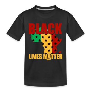 Black History Month Black History - Kinder Premium Bio T-Shirt - Schwarz - Vorne