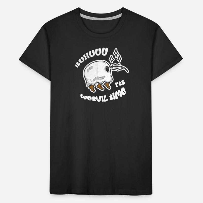 Its Weevil Time Rüsselkäfer Gespenst Geist Kinder Premium Bio T-Shirt