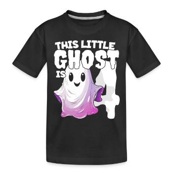 Ce petit ravageur a 4 - quatre ans - 4. - T-shirt bio Premium Enfant - noir - Devant