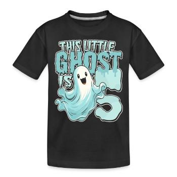 Ce petit ravageur est 5 - cinq ans - 5. - T-shirt bio Premium Enfant - noir - Devant