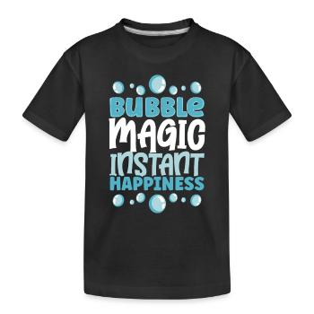 Savon Fabrication Savon Chaudière Savon Bulle - T-shirt bio Premium Enfant - noir - Devant