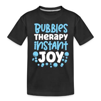 Savon Fabrication Savon Chaudière Savon Bulle - T-shirt bio Premium Enfant - noir - Devant