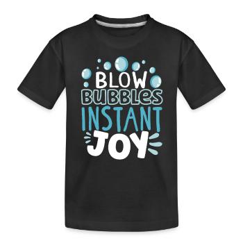Savon Fabrication Savon Chaudière Savon Bulle - T-shirt bio Premium Enfant - noir - Devant