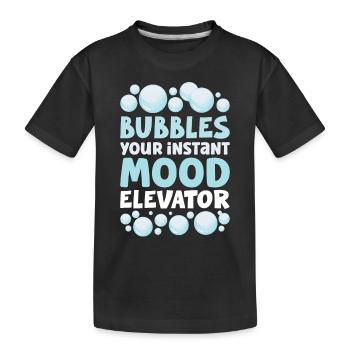 Savon Fabrication Savon Chaudière Savon Bulle - T-shirt bio Premium Enfant - noir - Devant