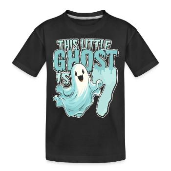 Ce petit ravageur a 7 - sept ans - 7. - T-shirt bio Premium Enfant - noir - Devant