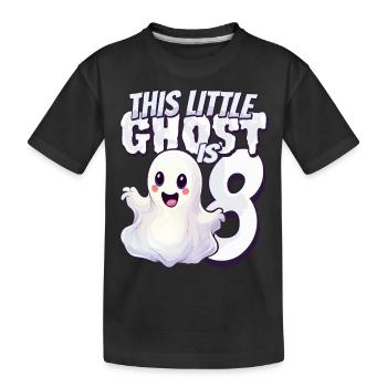 Dieser kleine Quälgeist ist 8 - acht Jahre - 8. - Kinder Premium Bio T-Shirt - Schwarz - Vorne