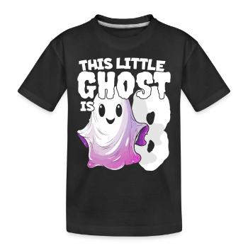 Ce petit ravageur a 8 - huit ans - 8. - T-shirt bio Premium Enfant - noir - Devant