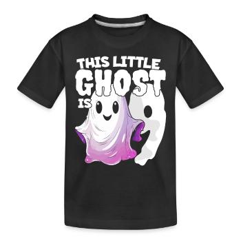 Ce petit ravageur a 9 - neuf ans - 9. - T-shirt bio Premium Enfant - noir - Devant