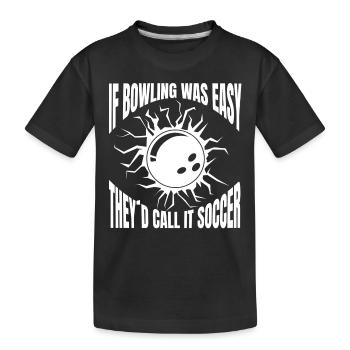 Bowling Skittles Bowling Club Bowling Club Bowler - T-shirt bio Premium Enfant - noir - Devant