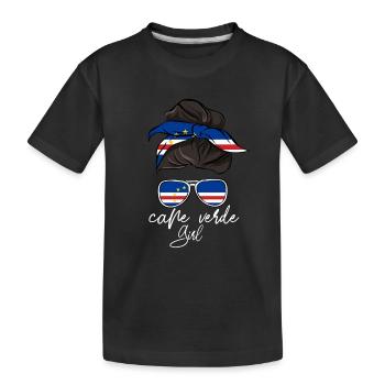 Cap-Vert - T-shirt bio Premium Enfant - noir - Devant