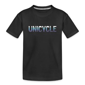 Monocycle - T-shirt bio Premium Enfant - noir - Devant