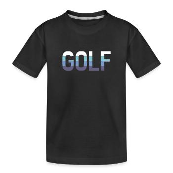 Golfe - T-shirt bio Premium Enfant - noir - Devant