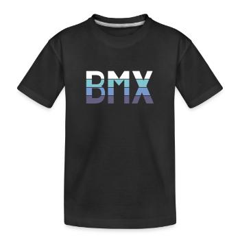 Le BMX - T-shirt bio Premium Enfant - noir - Devant