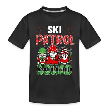 Sauveteurs de ski et de piste - T-shirt bio Premium Enfant - noir - Devant