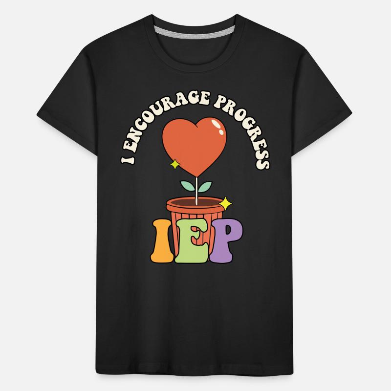 Accélération de l’appréciation des enseignants J’encourage le progrès T-shirt bio Premium Enfant