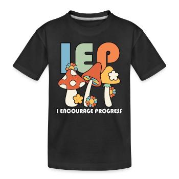 SPED J’encourage la réglementation progressive avant - T-shirt bio Premium Enfant - noir - Devant