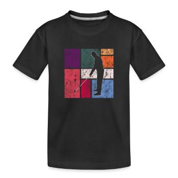 Golfe - T-shirt bio Premium Enfant - noir - Devant
