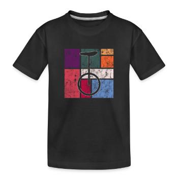 Monocycle - T-shirt bio Premium Enfant - noir - Devant