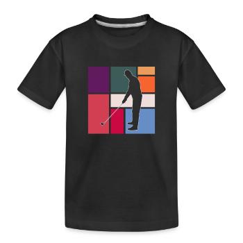 Golfe - T-shirt bio Premium Enfant - noir - Devant