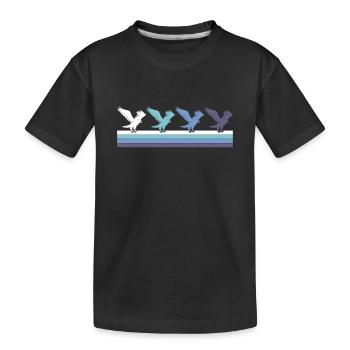 Aigle - T-shirt bio Premium Enfant - noir - Devant