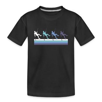 Grimper - T-shirt bio Premium Enfant - noir - Devant