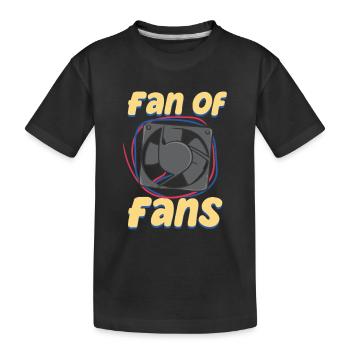 Fan von Fans HVAC Tech - Kinder Premium Bio T-Shirt - Schwarz - Vorne