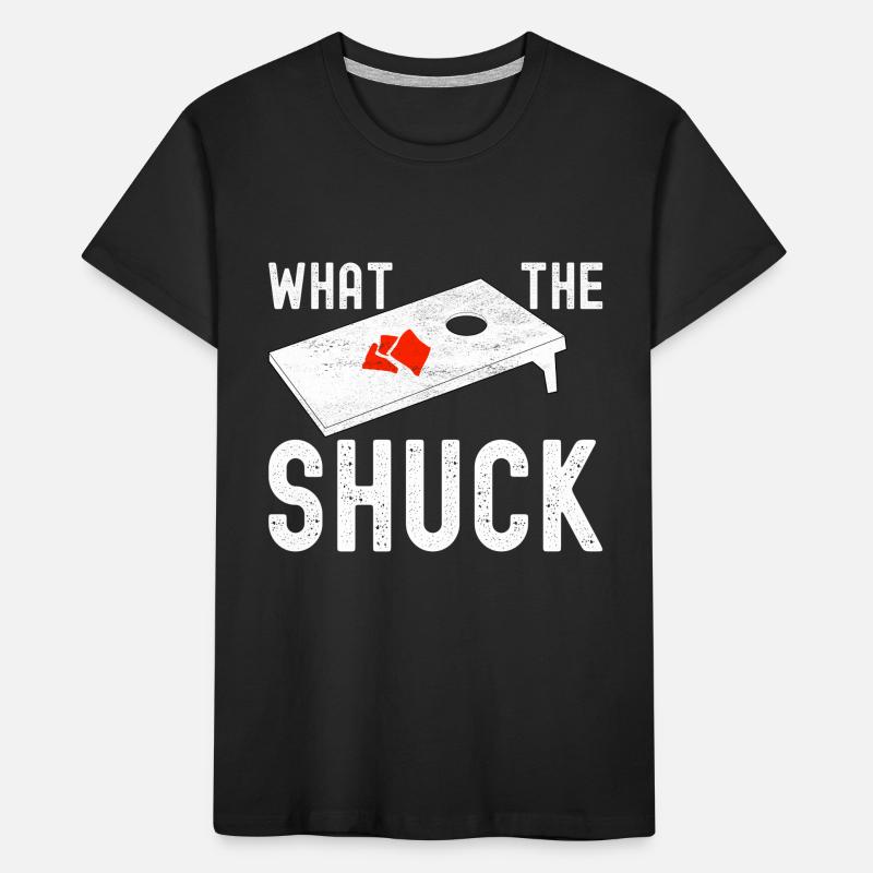 Cornhole Player Cornhole Board T-shirt bio Premium Enfant