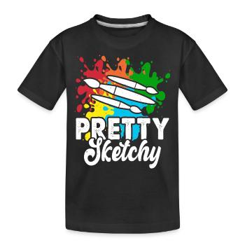 Artiste - T-shirt bio Premium Enfant - noir - Devant