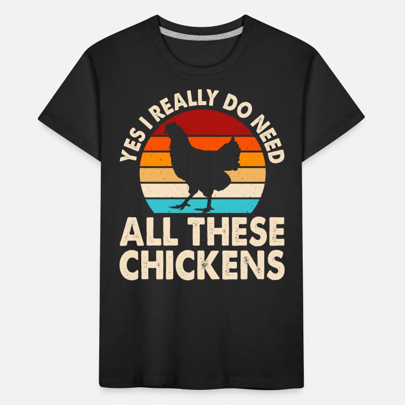 Poulets Poulet T-shirt bio Premium Enfant